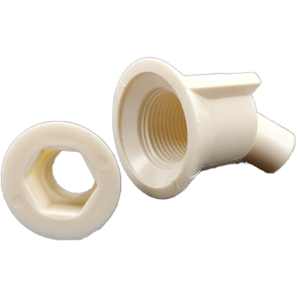 Drain Spout for Drip Tray - 40cm Recessed (two pieces: male and female) 