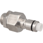 K-Lok KingLok Male x Male Beer Thread (5/8 in. BSP) (Check Valve - Liquid) - Quick Disconnect (QD)