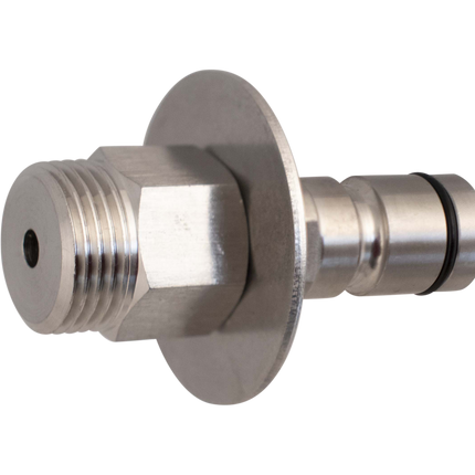 K-Lok KingLok Male x Male Beer Thread (5/8" BSP) (Check Valve - Gas) - Quick Disconnect (QD)
