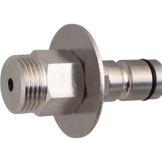 K-Lok KingLok Male x Male Beer Thread (5/8" BSP) (Check Valve - Gas) - Quick Disconnect (QD)