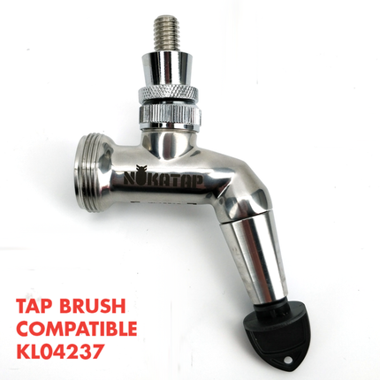 Nukatap Punisher Edition Stainless Steel Faucet (Matte Black / SS Spout)