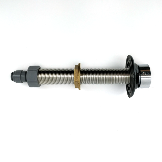 NukaTap Faucet Shank - 6 in. Stainless Steel w/ Duotight (8mm (5/16) x 5/8 in. Female