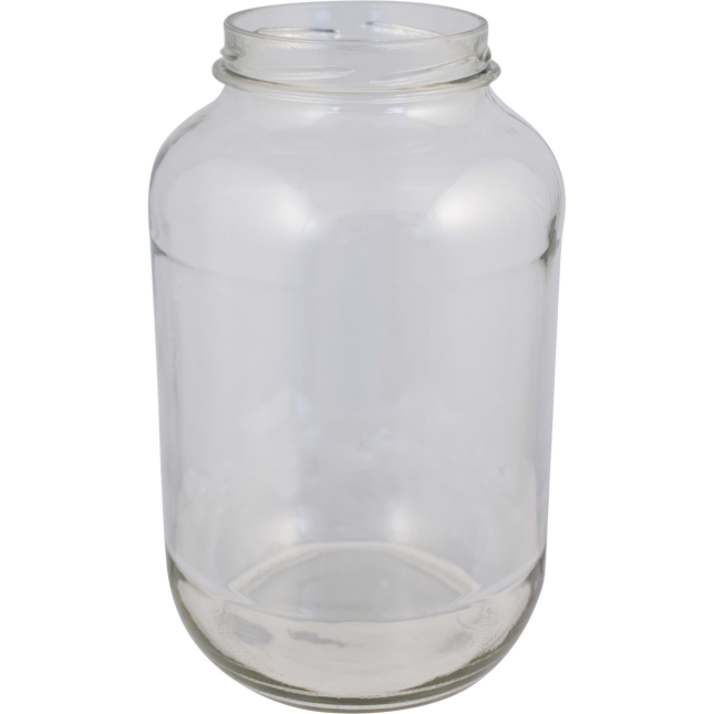 1 Gallon Glass Widemouth Jar - With Lid