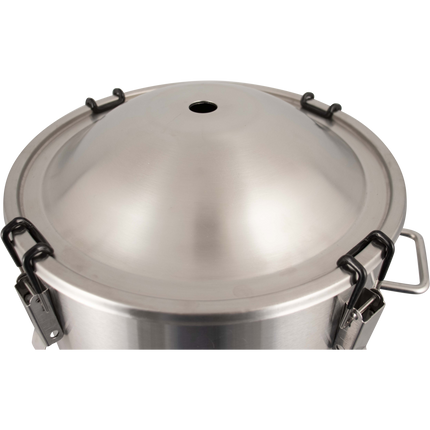 Bucket Buddy w/ Heating - 35L Stainless Steel Fermenter with Integrated 36W Element - 110-120V