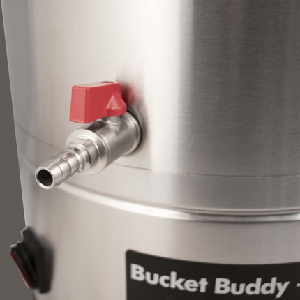 Bucket Buddy w/ Heating - 35L Stainless Steel Fermenter with Integrated 36W Element - 110-120V
