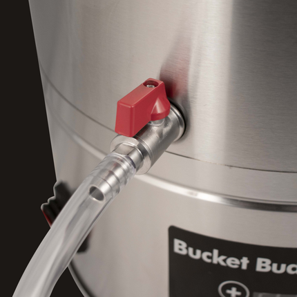 Bucket Buddy w/ Heating - 35L Stainless Steel Fermenter with Integrated 36W Element - 110-120V