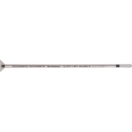Hydrometer - Brix (0 - 10) With Correction Scale