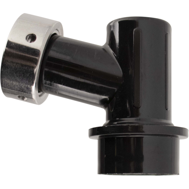 Ball Lock Bev Out (Black) - with Integrated Tap Shank & Collar