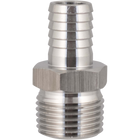 Stainless - 1/2 in. BSP Male x 13 mm Barb