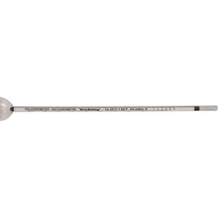 Hydrometer - Brix (10 - 20) With Correction Scale