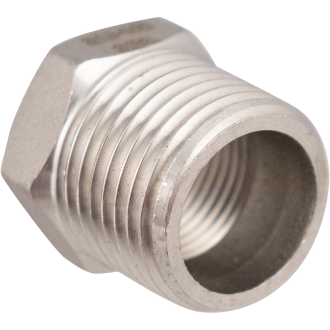 Stainless - 1/2 x 3/8 BSP Reducing Bush