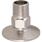 Stainless - 1.5 in. T.C. x 1/2 in. BSPT Male
