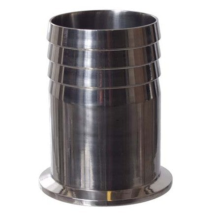 Stainless - 2.5 in. T.C. x 2.5 in. Barb