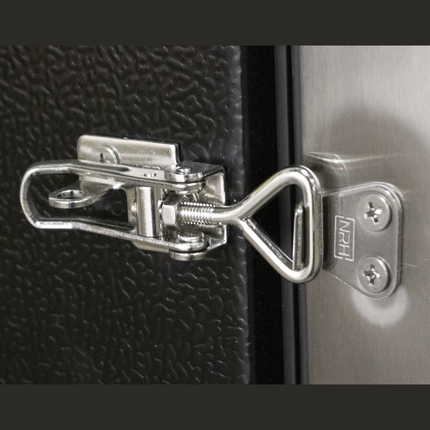 Komos Double-Wide Kegerator - Stainless Steel Door Latch Clamp