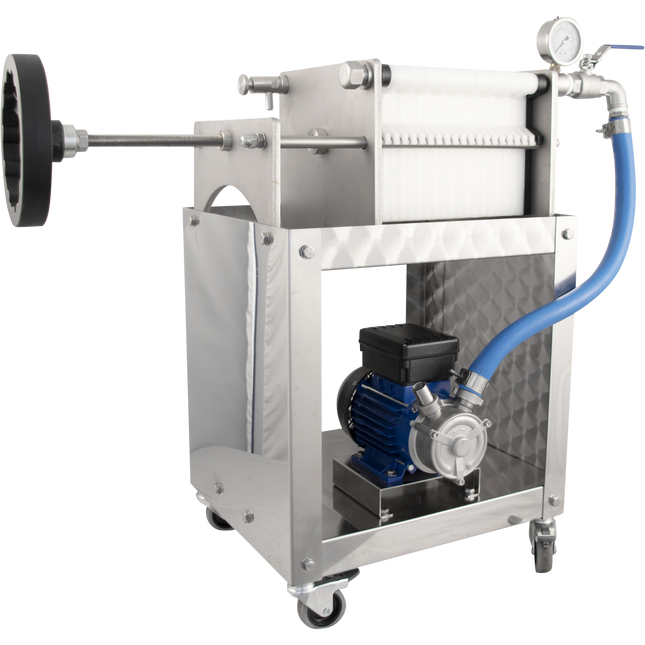 EnoItalia Plate Filter - 10 Plate - Trolley Style w/ Pump - PLACEHOLDER