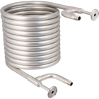 BrewBuilt Stainless Counterflow Wort Chiller - The Beast - 1.5 in. T.C. x 1/2 in. BSP