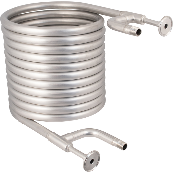 BrewBuilt® Stainless Steel Tri-Clamp Counterflow Chiller | The Beast