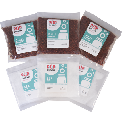 Pop Cultures Kimchi Kit Refill - 3 Batches