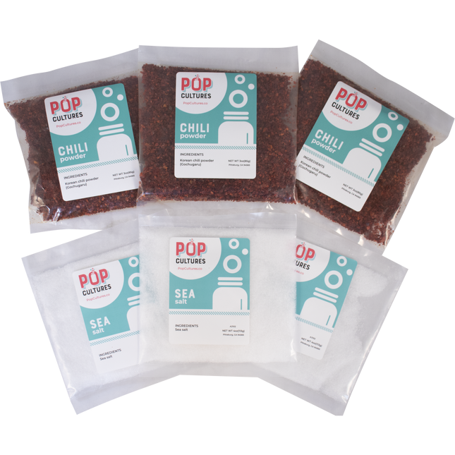 Pop Cultures Kimchi Kit Refill - 3 Batches