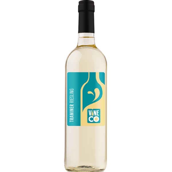 Wine Bottle Labels for VineCo Wine Kit - Traminer Riesling (30 pack)