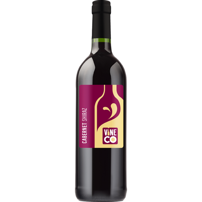 VineCo Wine Kit Label  Cab Shiraz 30/pk