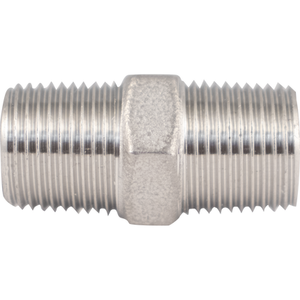 Stainless - 3/4 in. BSPT Hex Nipple