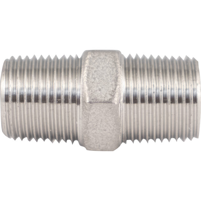 Stainless - 3/4 in. BSPT Hex Nipple
