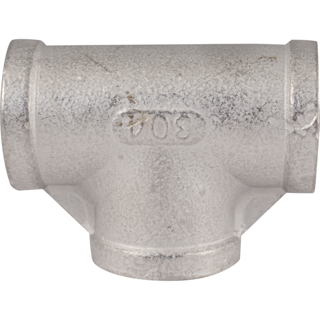 Stainless - 1/2 in. BSPP Female Tee