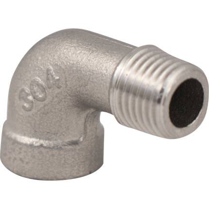 Stainless - 1/4 in. BSPT Elbow - Male to Female