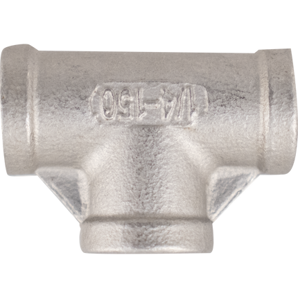 Stainless - 1/4 in. BSPP Female Tee