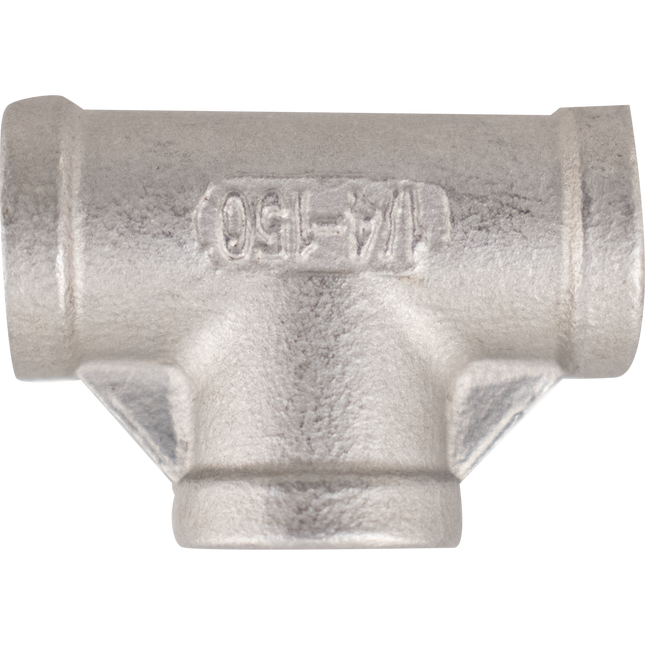 Stainless - 1/4 in. BSPP Female Tee
