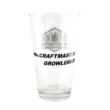 Craft Master Growlers - Craft Master Pint Glass