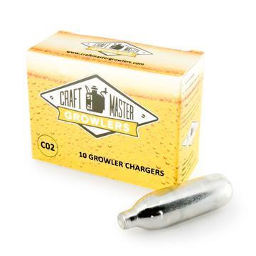 Craft Master Growlers | 8 gram CO2 catridges | Box of 10