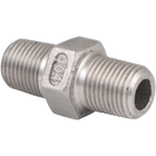 Stainless - 1/8 in. BSPT Hex Nipple