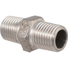Stainless - 1/4 in. BSPT Hex Nipple