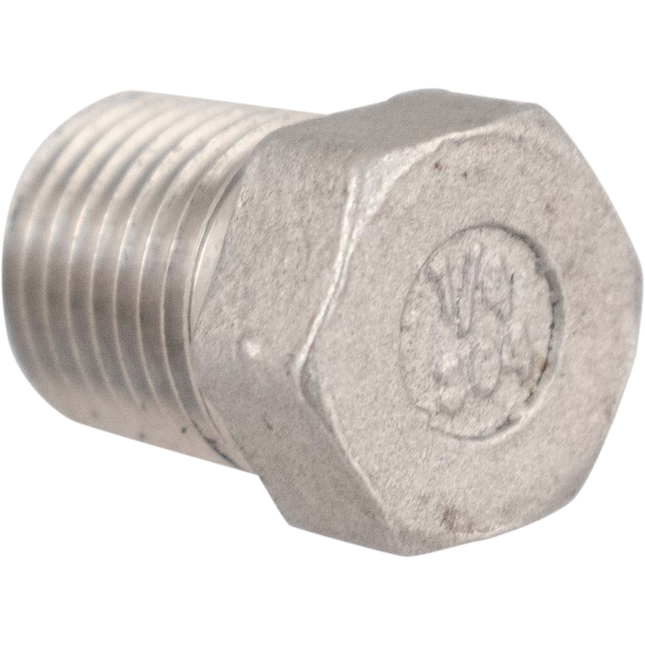Stainless - 1/4 in. BSPP Hex Plug