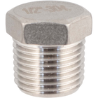 Stainless - 1/2 in. BSPP Hex Plug