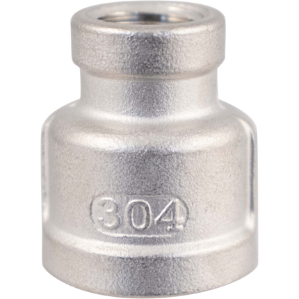 Stainless - 1/2 in. x 1/4 in. BSPP Coupler
