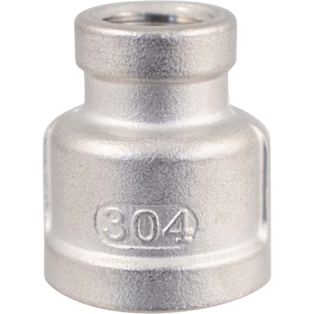 Stainless - 1/2 in. x 1/4 in. BSPP Coupler