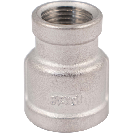 Stainless - 1/2 in. x 3/8 in. BSPP Coupler