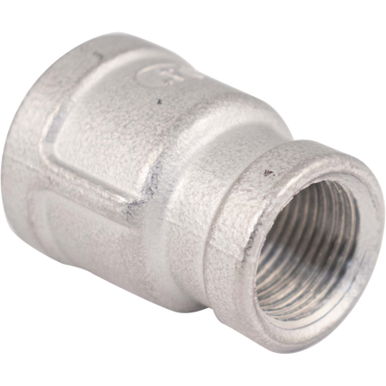Stainless - 1/2 in. x 3/8 in. BSPP Coupler