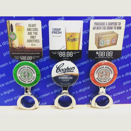 KegLand - Plastic Chrome Decal Holder - 73 mm (2.8 in.)