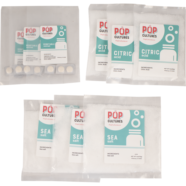 Pop Cultures Cheese Kit Refill - 3 Batches