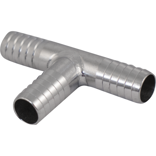Komos - Stainless Tee - 13 mm (1/2 in.) Barb