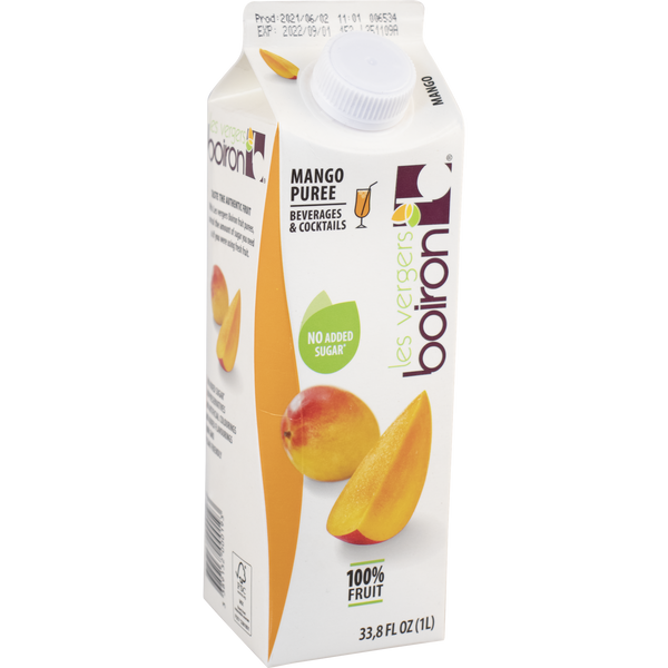 Boiron Mango Fruit Puree | 100% Fruit | Shelf Stable | 33 oz