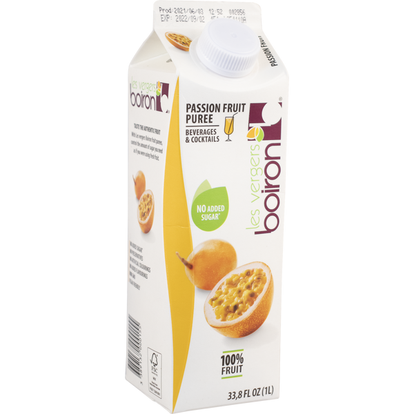 Boiron Passion Fruit Puree | 100% Fruit | Shelf Stable | 33 oz