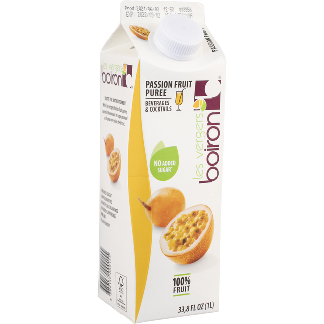 Boiron Fruit Puree - Passion Fruit - 1 L (33.8 oz)