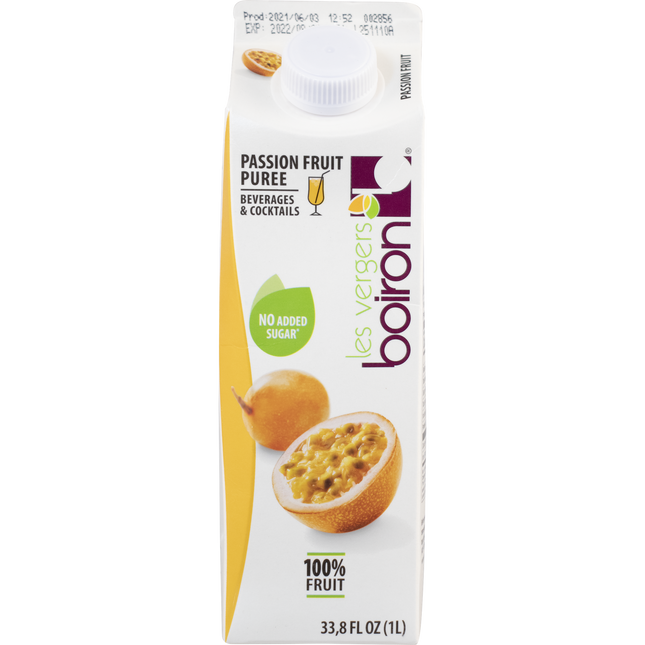 Boiron Fruit Puree - Passion Fruit - 1 L (33.8 oz)
