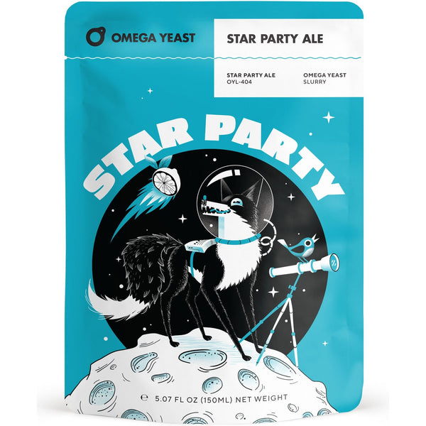 Omega Yeast | OYL-404 Star Party™ Ale | Beer Yeast | Thiolized® Yeast Strain | Double Pitch | 225 Billion Cells