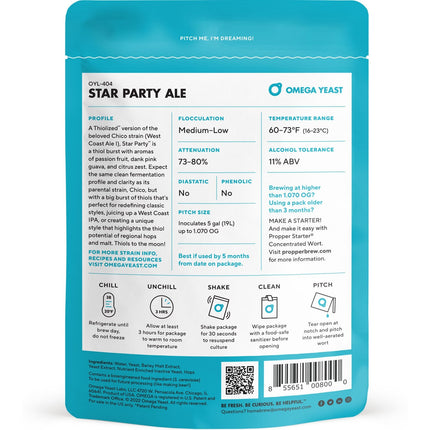 Omega Yeast - Star Party Ale
